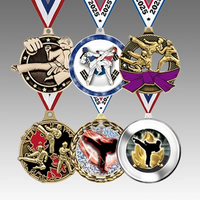 Custom Metal Karate Medal factory