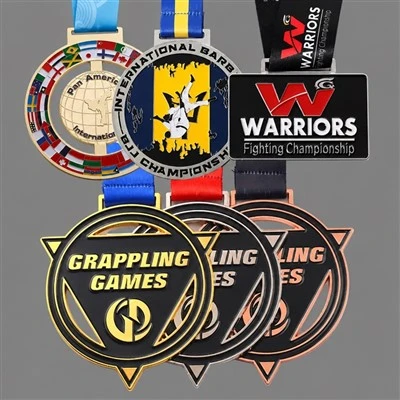 Mendulo Zachizolowezi Zankhondo Zankhondo Ndi Mendulo za Jiu Jitsu
